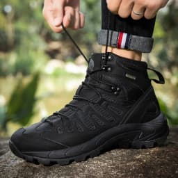 Mens Outdoor Hiking Boots Desert Combat Tactical Boots Male Winter Shoes Men Desert Ankle Boots Work Safety Shoes Big Size 39-46