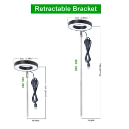 LED Angel Ring Grow Plant Light DC5V USB Phytolamp for Plants Led Full Spectrum Lamp For Indoor Seedlings Home Flower Succulet