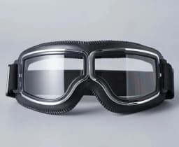 Motorcycle Glasses Windproof Motorcycle Helmet Glasses Sunglasses Retro Universal Folding Leather Retro Motorcycle Accessories