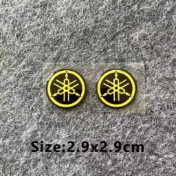 3D Emblem Yamaha Stickers Logo Decal Gold White Blue Red Sticker