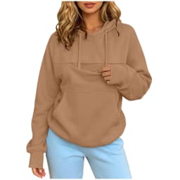 Men And Women Fall And Winter Casual Solid Color Pet Pocket Hooded Sweatshirt Funny Pullover Long Sweatshirt Jacket