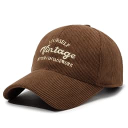 FS Brand 3D Letter Corduroy Caps For Men Red Brown Baseball Cap Winter Windproof Women Golf Cap Street Trucker Hat Gorras Hombre