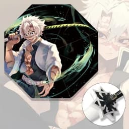 Long Demon Slayer Katana Umbrella UV Blocking Parasol Kochou Anime Kimetsu No Yaiba Shinobu Samurai Sword Umbrellas Raincoa Gift
