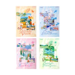 20sheets Floating Light Four Seasons Series Kawaii Ins Die Cut Sticker Book DIY Diary Clipper Planner Handbook Aesthetic Sticker