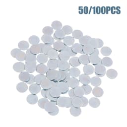 Round Galvanized Sheet Iron Pieces for DIY Crafts, Pack of 50/100