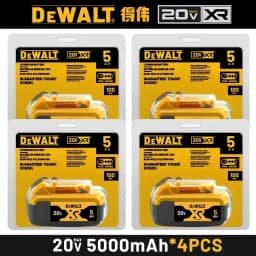 Dewalt 20V 6.0Ah Battery 5.0Ah Power Tool Replacement Battery Dewalt DCB206 DCB205 DCB1104 Charger Battery Bundle Available