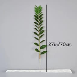 40-70cm Fake Ficus Tree Artificial Money Leaf Plants Plastic Banyan Leaves Real Touch Zamioculcas Plants For Home Shop Decor