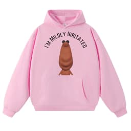 Funny I'm Mildly Irritated Marcus The Worm Meme Hoodie Humor Men Women Hoody Sweatshirt Autumn Winter Oversized Casual Pullover