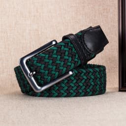 New Men Belt High Quality Patchwork Color Canvas Men‘s Belts Unperforated Alloy Pin Buckle Men Nylon Belts Sport Jeans Bels