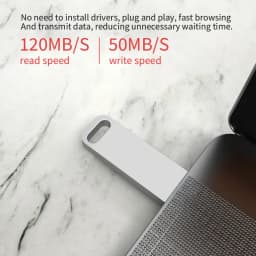 Lenovo Metal USB Adapter Flash Drive USB 3.0 256GB 512GB High Speed Metal Mini U Disk Pendrive 1TB 2TB Memory Stick