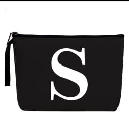 Cosmetic Bag Letter Pattern MakeUp Bag Toiletries Organizer Wash Storage Pouch Wedding Party Bride Gifts Makeup case Organizer