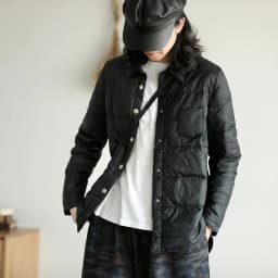 Lightweight Padded Cotton Jacket Women's Loose Casual Warm Coat Winter Outerwear Button Detail Long Sleeve Collar
