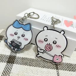 Acrylic Cartoon Keychains Cute Usagi Hachiware Figure Anime Keyring Backpack Pendant Decoration Keychain Accessories Key Chains