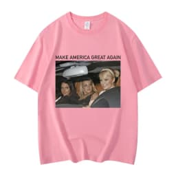 Funny Make America Great Again Meme Graphic T Shirts Fashion Aesthetic Short Sleeve T-shirts Unisex Casual Loose Cotton T-shirt