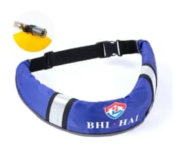 Reflective Automatic Fishing Waist Belt Type Safety Life Jacket Adult Inflatable Life Safety Belt Waist Bag for Boating 구명벨트