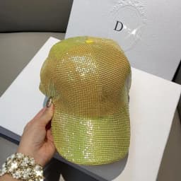 Rhinestone Baseball Cap Ladies Hip Hop Hat Sparkling Full of Diamonds Cool Fashion European and American Style Peaked Cap Ladies