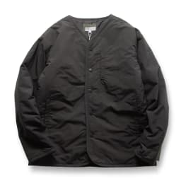 Loose Fit Men's Outdoor Cotton Jacket Inner Liner Tagless American Military Style Workwear Waterproof Long Sleeve V-Neck Coat
