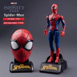 Marvel Iron Man SpiderMan Captain America Joints Mobility Transform Shape Action Figure PVC Model Collect Ornaments Toys Gifts