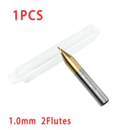 CHSYX High Quality 1.0-3.0mm HSS Titanium End Milling Cutter Engraving Edge Cutter CNC Bits End Mill for Key Cutting Machine