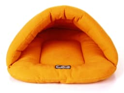 Pet Dog Cave Bed Thick Fleece Warm Soft Slipper Shape Beds for Puppy Cats Tent Sleeping Mats Winter Pets Indoor Triangle Nest