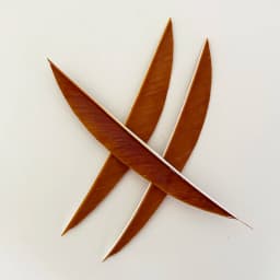 50 Pcs 5" IBOUNFOX Turkey Arrow Feather Shuttle Shape Archery Feather Fletching 5 Inch for Arrow Accessories -Right Wing