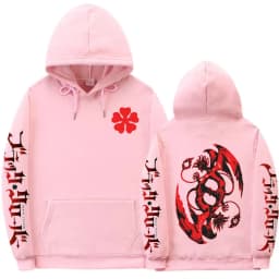 Harajuku Anime Black Clover Asta Cool Graphic Printed Hooded Men Women Manga Hoodies Oversized Casual Pullover Male Sweatshirt