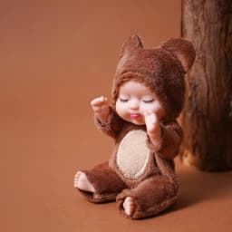 1pcs Kawaii 12cm Simulation Rebirth Dolls Toy Mini Cute Sleeping Baby Series Doll Cartoon Animal Toy for Kids Birthday Gift