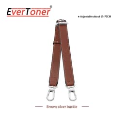 EverToner Bag Shoulder Strap For Long-champ Bag Adjustable Free Punching Modified Messenger Strap Leather Shoulder Strap