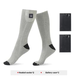 Heated Socks Winter Warm Snowmobile Skiing Heated Socks With Battery Case Outdoor Sport Thermal Heated Foot Warmer Ski Sports