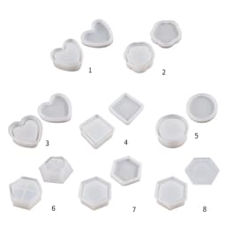 DIY Crystal Epoxy Resin Jar Mold Storage Box Lid Silicone Mould for DIY Jewelry Making Candy Box Container Casting Tool
