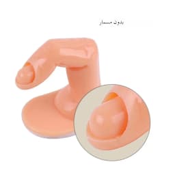 1/5/10Pcs Practice Fingers Manicure Beginners Training, Acrylic UV Gel Finger Design False Nail Tips Model DIY Display Tool