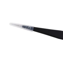 12cm Nail Art Stainless Gel Pick Tools Rhinestones Gem Decoration Black Eyelash Tweezers Anti-static DIY Hand Clip Jewelry Tools