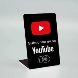 Review Us On Yelp Digital NFC Stand Display - Smart Tap Card for Reputation Management