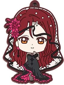 Love Live Sunshine Anime Lovelive Aqours Yoshiko Ruby Chika Hanamaru Dia Kanan Mari Game PVC Keychain
