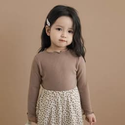 Toddler Girls Chic Ruffle Lace Turtleneck Top Soft Stretch Imitation Wool Long Sleeve Blouse Kids Casual Daily Wear Shirt