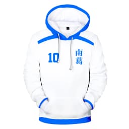 3D Print Anime Captain Tsubasa Ozora Tsubasa Kojiro Hyuga Costume Unisex Hoodie Zipper Hooded Jacket Soccer Jerseys Uniform