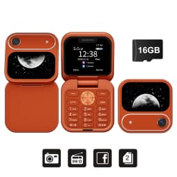 SERVO I17 AIR Small Flip Mobile Phone Bluetooth Dialer Magic Voice Blacklist FM Flashlight Dual SIM Standby Mini Fold Cellphones