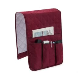 Sofa Armrest Organizer with 5 Pockets and Cup Holder Tray Couch Armchair Hanging Storage Bag for Cellphone TV Remote Control