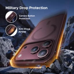 UGREEN Claret Magnetic Case for iPhone 18 17 Pro Max Case Shockproof Cover for iPhone 17 Pro Max 18pro Macsafe TPU Cases 2026