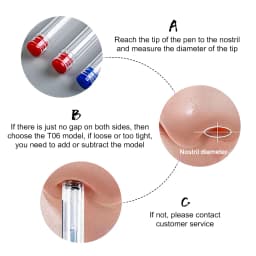 1pc Rhinoplasty Nostril Support Postoperative Silicone Shaping Mold Crooked Nose Correction Fixator Nasal Wing Beauty Noseclip