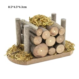 New 1:12 Scale Dollhouse Firewood Pile Multistyles Mini Cart Scene Model Micro Landscape Fairy Garden Decor