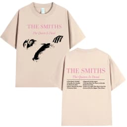 The Smiths The Queen Is Dead T Shirt 1980's Indie, Morrissey Oversized T-shirt Vintage Punk Rock Band T-shirts Streetwear Unisex