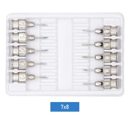 10Pcs Stainless Steel Veterinary Needle Syringe Needle Dispensing Needles Laboratory Sampling Needle Livestock Accessories