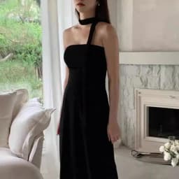 Classic Black Evening Dresses Sexy Strapless Wedding Dresses Elegant Floor-length A-line Simple Bridal Dress Customized