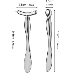 1PCS/2PCS Metal Eye Cream Applicator Wand Stick, Massager Tool for Facial Massage, Reduce Puffiness, Thin Face Magic Stick