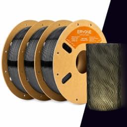 ERYONE 3KG PETG High-Speed Transparent Series 3D Filament, Multicolor Available, Max Print Speed 500mm/s, 1KG/Spool