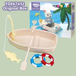 Forest Family Doll 1:12 Dollhouse Kitchen Accessories Mini Model Reindeer Animal Miniature Furniture Pretend Play For Girl Gifts