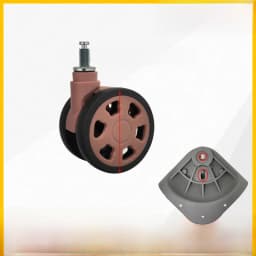 Detachable Luggage Wheels Quiet Four-Wheel Accessories for Suitcase And Carry-On Bag Poly-Cylinder Universal Wheels Repair Parts