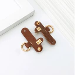 Replacement Genuine Leather Strap Punch-free Shoulder Strap Transformation Buckle Conversion Hang Buckle for Longchamp