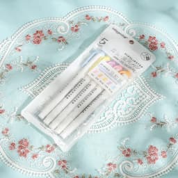 JIANWU 5 Pcs/set Morandi Macaron Color Double-ended Highlighter Set Write Smoothly Creative DIY Student Supplies Stationery